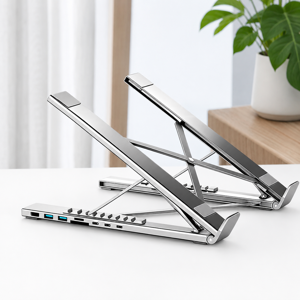 8-in-1 Laptop Docking Station Stand