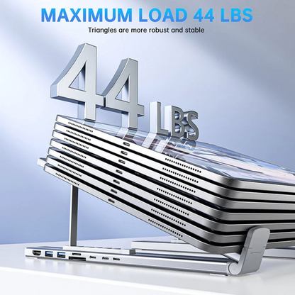 8-in-1 Laptop Docking Station Stand